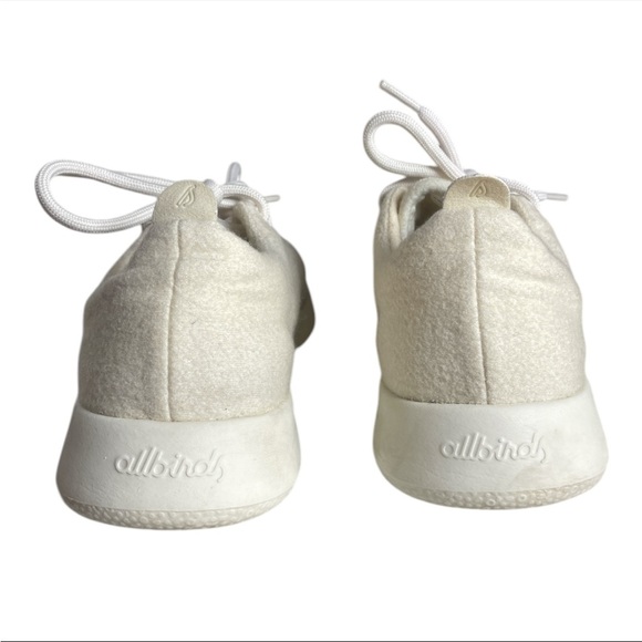 AllBirds Women's Merino Wool Runners cream off white sneaker Size 10 - Picture 3 of 9